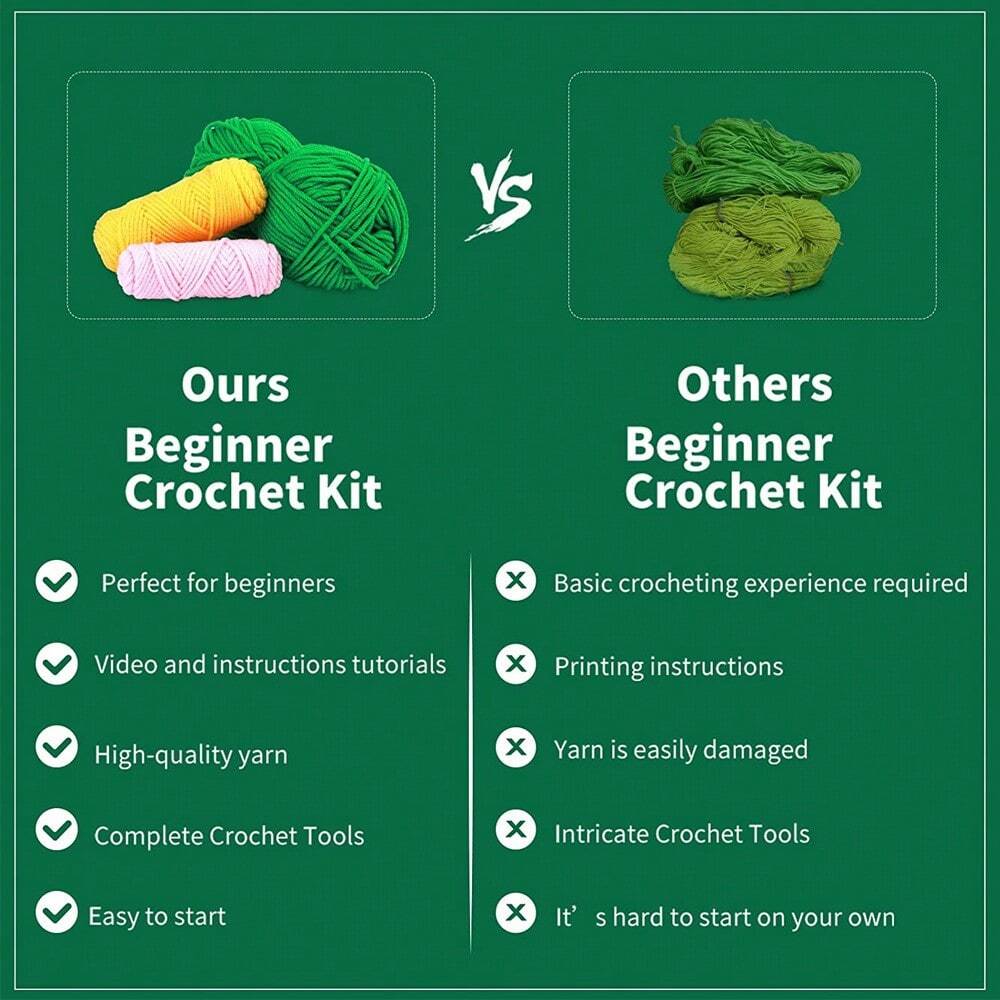 DIY Spotted Dog Crochet Material Kit Suitable For Starters Who Are New To Crochet Crochet Knitting Kit Suitable For Gifts,