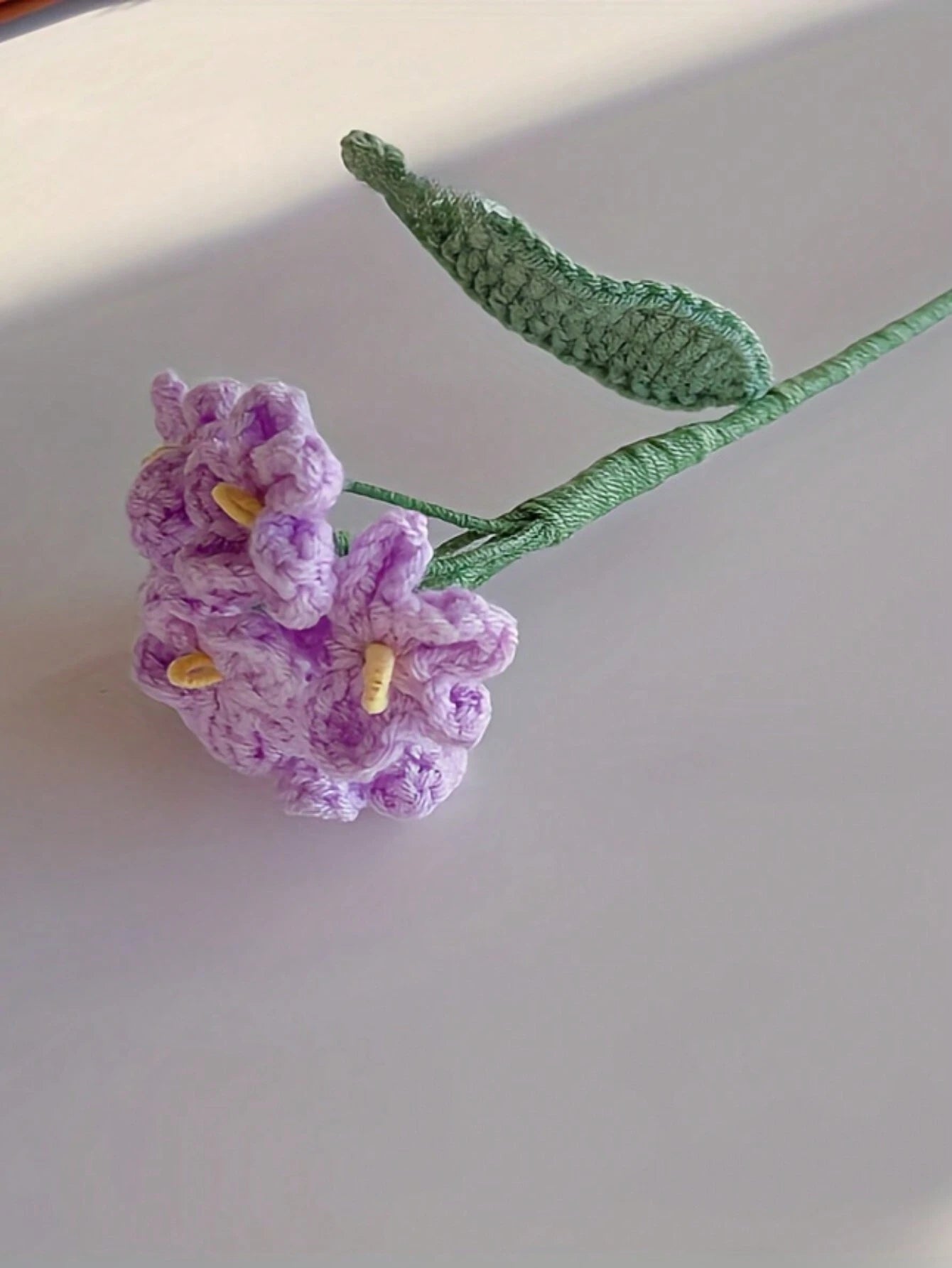 Crochet Love Flower Gift Set - Hand-Woven Wool Art, Timeless Romantic Decor For Mother's Day, Teachers Day, Birthdays, Graduations - Exquisite DIY Artificial Blossoms For Home & Room Accent