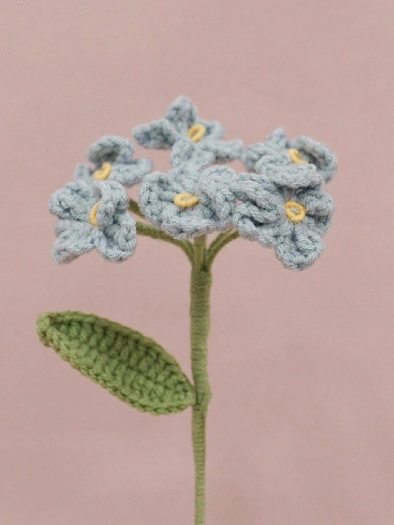 Crochet Love Flower Gift Set - Hand-Woven Wool Art, Timeless Romantic Decor For Mother's Day, Teachers Day, Birthdays, Graduations - Exquisite DIY Artificial Blossoms For Home & Room Accent