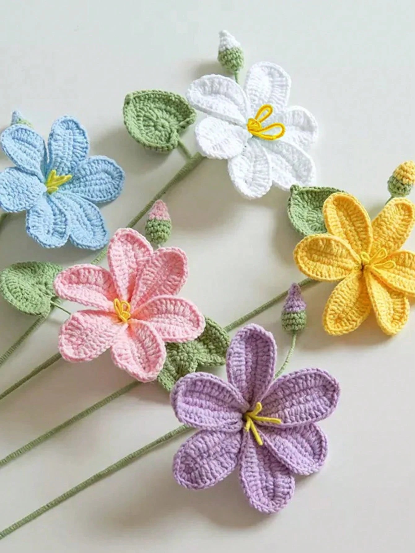 Crochet Flower Bouquet,Handmade Oleander Flower Bouquet For Home Decoration Arrangement Tabletop Gift, Arrangement Valentine's Day Mother's Day Girlfriend Gift, Pink Wedding Bouquet, Handmade Flower Gift For Students Back To School Supplies